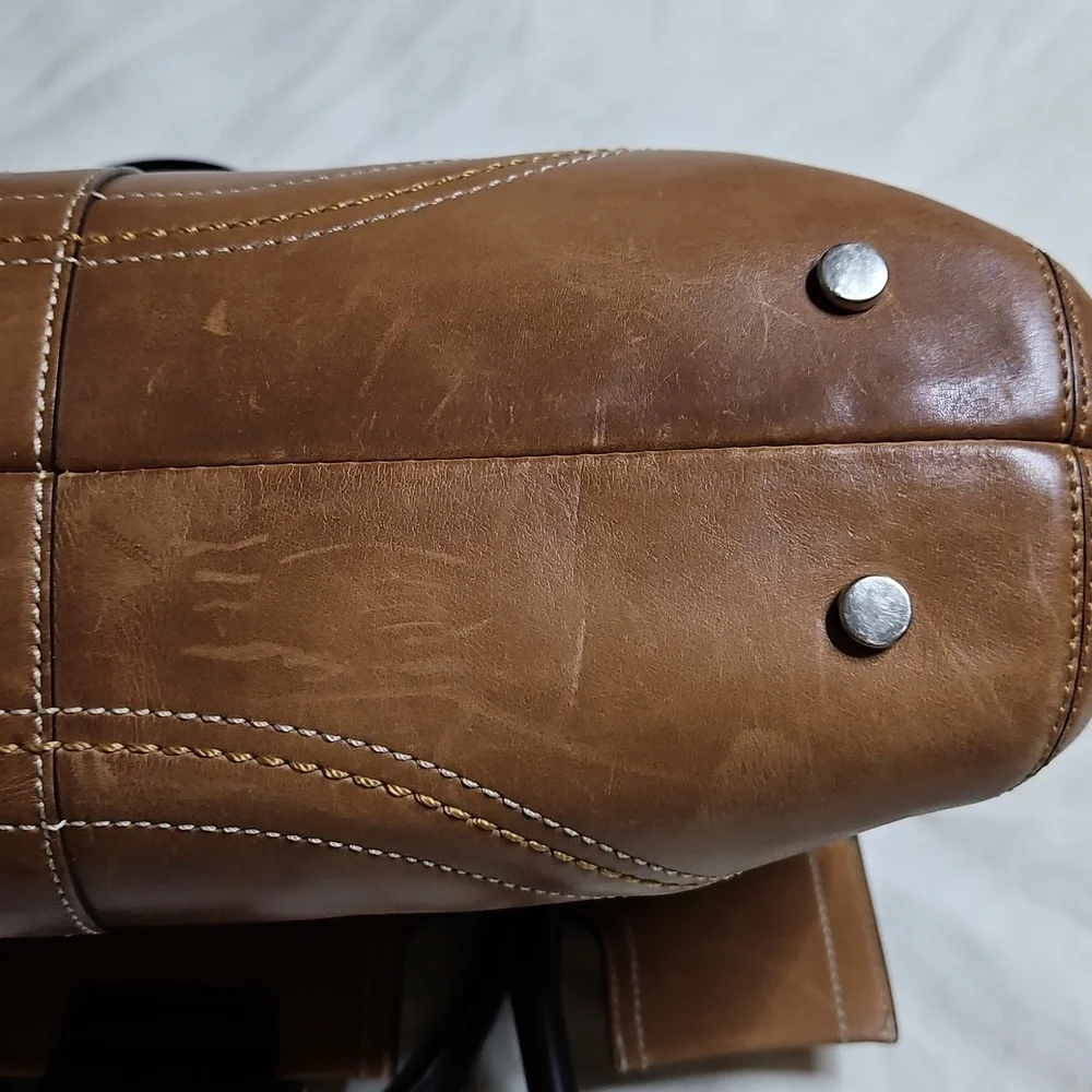 Coach Tan Florentine Leather Handbag